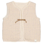 Koeka Baby Gilet Reversible Lind - Warm White