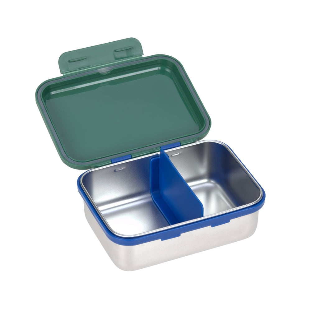 Lässig Lunchbox / Brooddoos Roestvrij Staal Little Gang - Rainbow Green