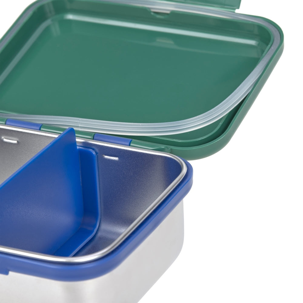 Lässig Lunchbox / Brooddoos Roestvrij Staal Little Gang - Rainbow Green