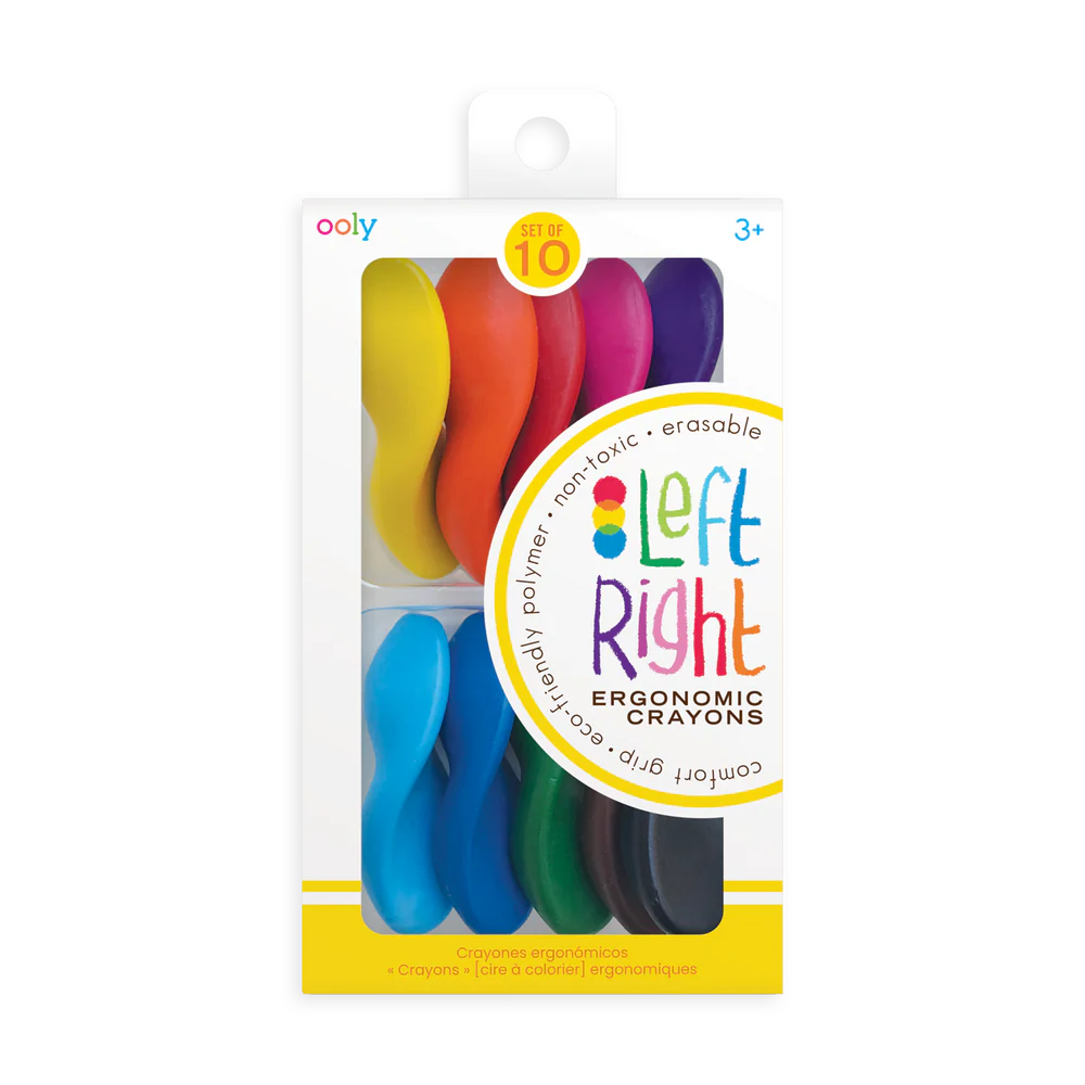 Ooly Left Right Crayons - Kleurkrijtjes Met Juiste Grip
