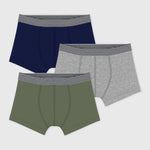 Petit Bateau Setje effen katoenen boxershorts voor kinderen