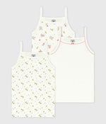 Petit Bateau | Lot de maillots de corps enfant en coton imprimés