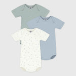 Petit Bateau | Setje van katoenen body's met korte mouwen en print