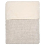 Koeka Wiegdeken Teddy Rivoli 100x150cm - Stone