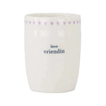 Zusss Koffiemok Lieve Vriendin - Wit
