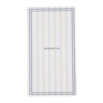 Zusss Servetten Rechthoek Streep Heeeerlijk - Wit/Blauw