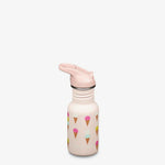 Klean Kanteen Kid Classic 355ml - Bouchon sport Flip Rose glace