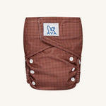 Bumbuns Easy Herbruikbare Luier met klittenband - Classic Chesnut
