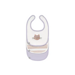 Newborn Bib Lässig Tiny Team Cat Newborn Slab - 3 Stuks - Groen kopie