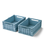 Liewood Weston petite boîte de rangement, lot de 2 - Bleu plage