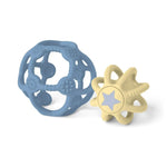 Lot de 2 balles sensorielles Little L - bleu et jaune