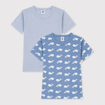 Petit Bateau 2 t-shirts manches courtes - multicolore
