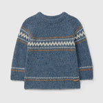 Laranjinha Gebreide Jacquard Trui - Blauw