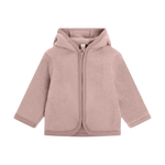 Huttelihut Babyjasje in Merinowol - Oud Roze