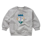 Sproet & Sprout Raglan Sweater Self Portrait - Grey Melee