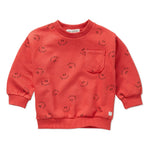 Sproet & Sprout Sweater Club Chaos Print - Vivid Red