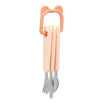 The Cotton Cloud Set de couverts avec boucle - Rose
