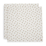 Jollein Hydrofiele Doek Large 115x115cm 2-pack - Teddy Bear