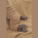 Hvid Booties Lilac 0-9mnd