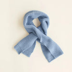 Hvid Scarf Ivo Light Blue