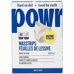 POWR Feuilles de lessive, 40 lavages - Linge blanc