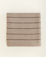 Hvid Wollen Deken Harry - Sand/Mocha