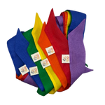 Pit&Play Speellinten Katoen 6 Stuks - Regenboog Kleuren
