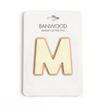 Banwood Basket Pins - Alphabet