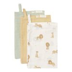 Little Dutch Washandjes 3 Stuks - Safari Leo