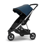 Thule Spring - Stadskinderwagen / Reisbuggy Majolica Blue On Aluminium
