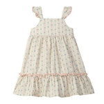 Laranjinha Katoenen Jurk Voor Kinderen - Sand