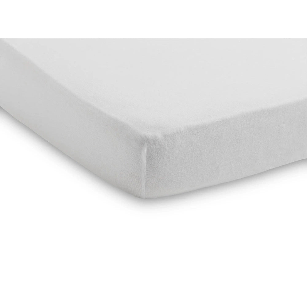 Jollein Hoeslaken voor Babybed 60X120Cm - Jersey - Wit