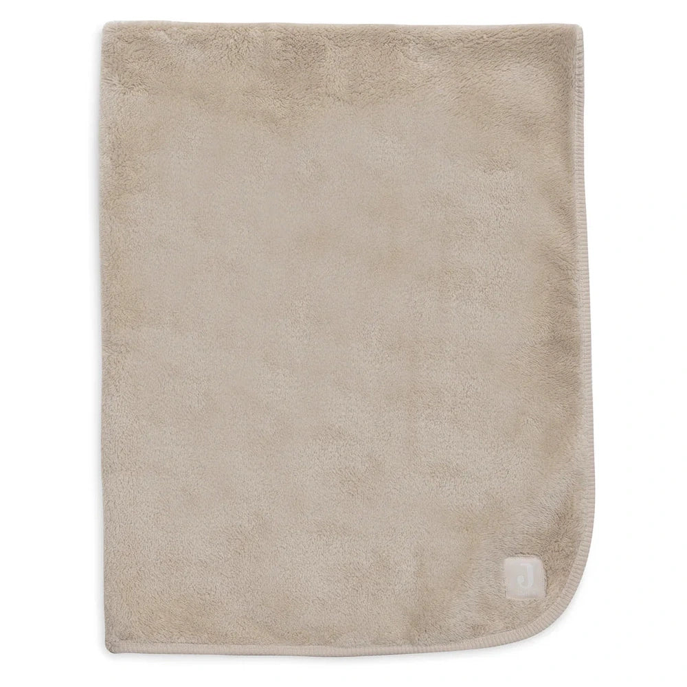 Jollein Deken Basic Jersey/Sherpa 75x100cm - Warm Sand
