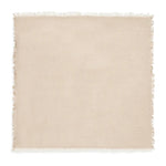 Jollein Hydrofiel Wiegdeken 75x100cm Fringe Stripe - Biscuit/Ivory