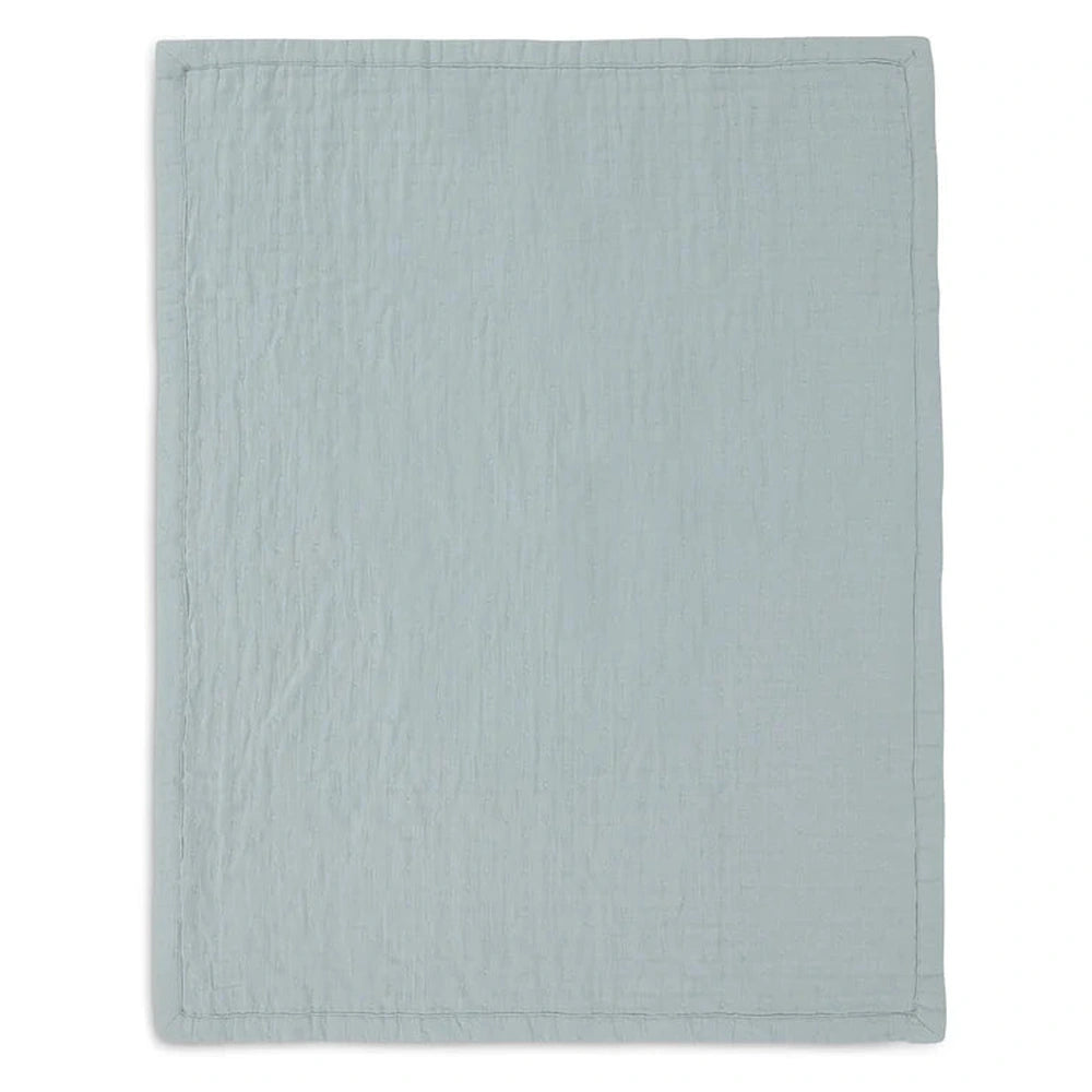 Jollein Hydrofiel Wiegdeken 75x100cm Jacquard Sea Green