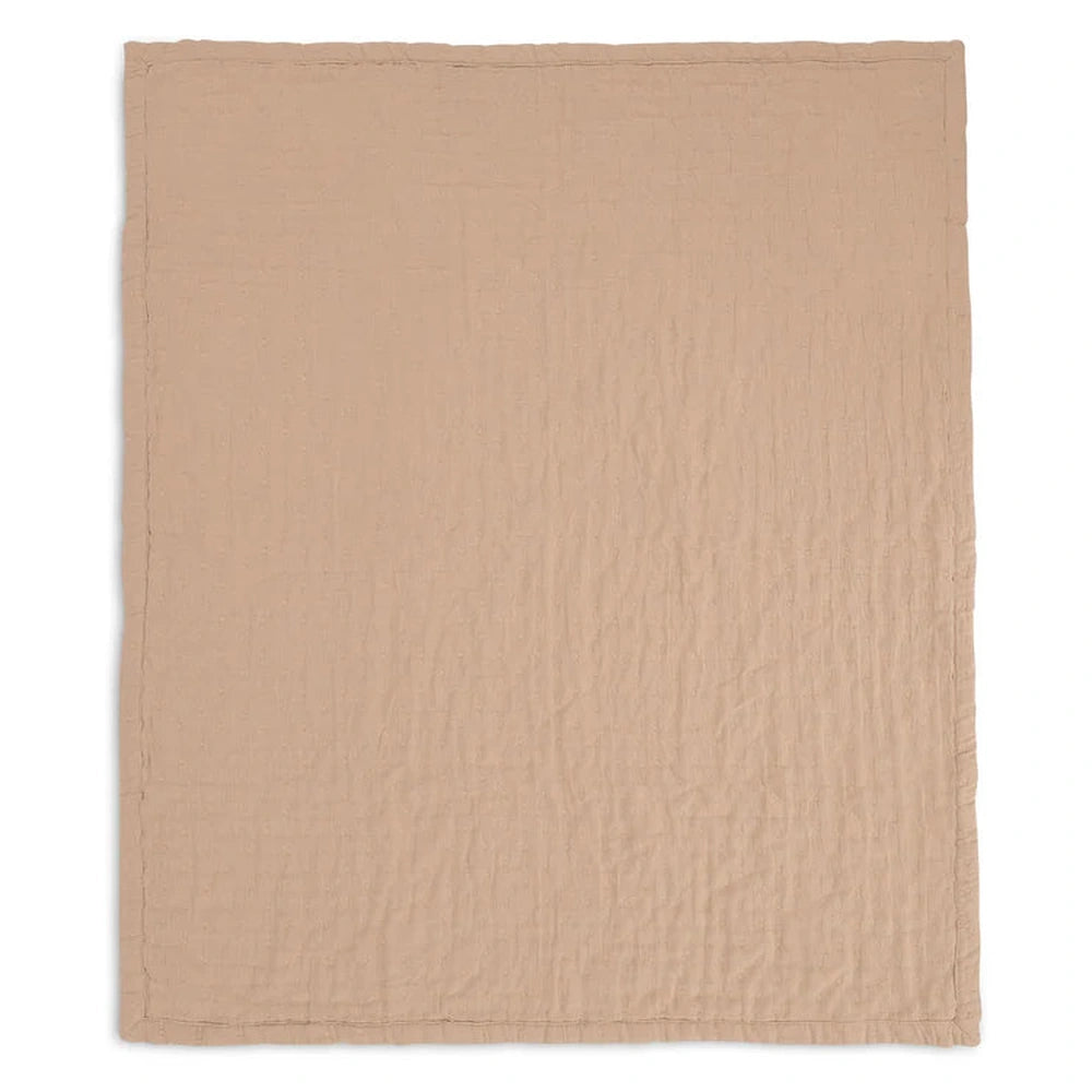 Jollein Hydrofiel Wiegdeken 75x100cm Jacquard Biscuit