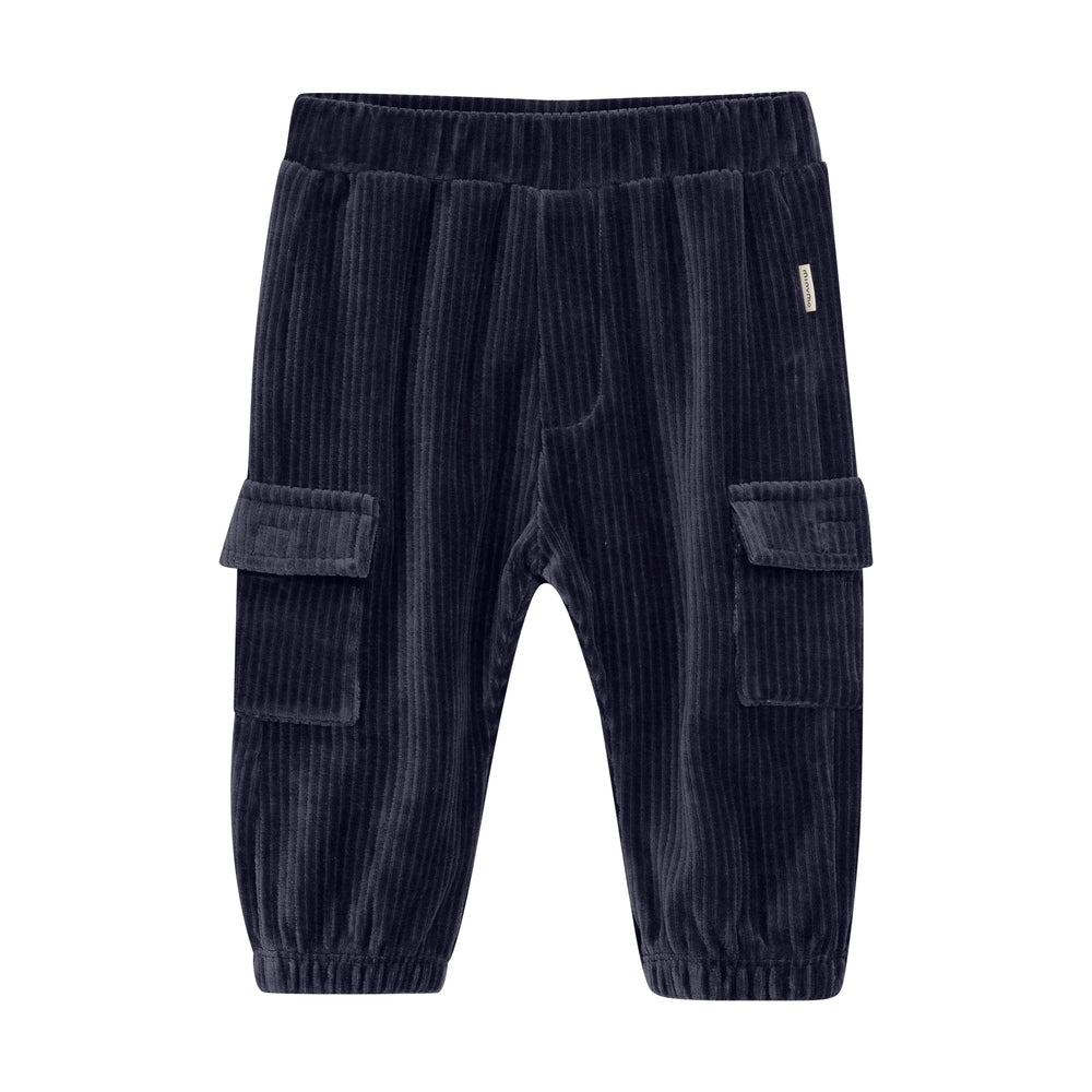 Minymo Velour Broek Met Zak - Parisian Night