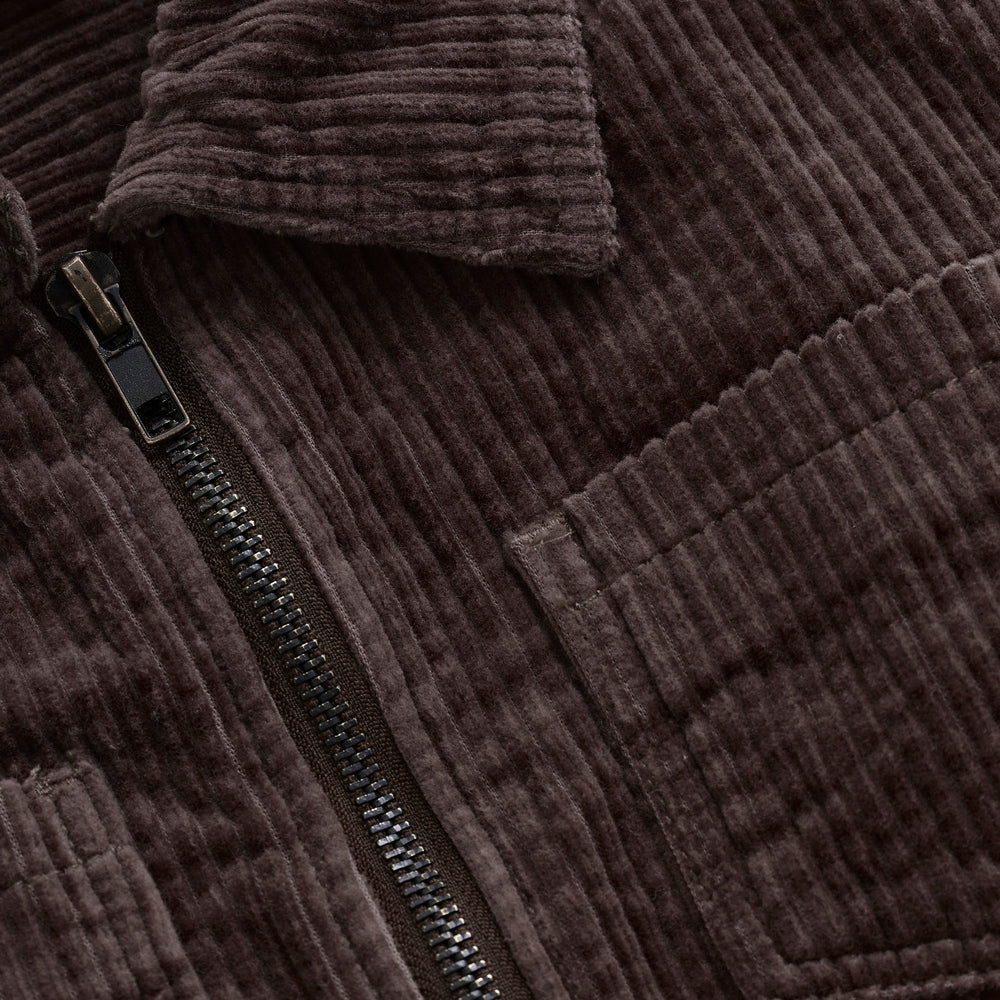 Minymo Velours Overhemd - Chocolate Chip