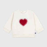 Katoenen Sweatshirt met Hartmotief