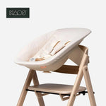 Kaos Klapp siège bébé - siège bébé durable et sûr pour chaise haute Klapp - fabriqué à partir de filet de pêche recyclé - blanc cassé / ivoire