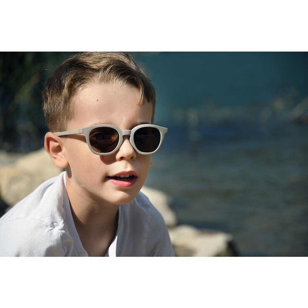 Béaba Zonnebril Baby / Kind | 4-6 Jaar - Square Sunny Fluweel Grijs