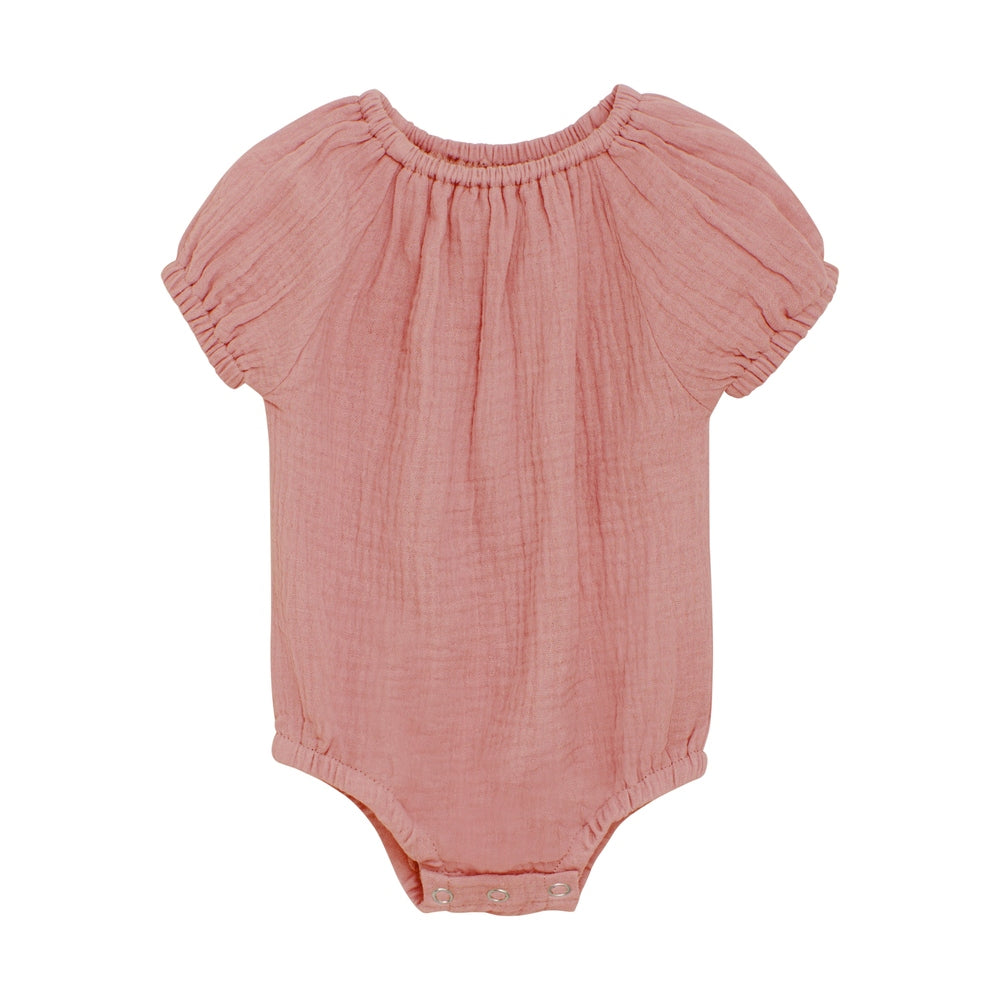 Huttelihut Mousseline Romper - Oud Roze