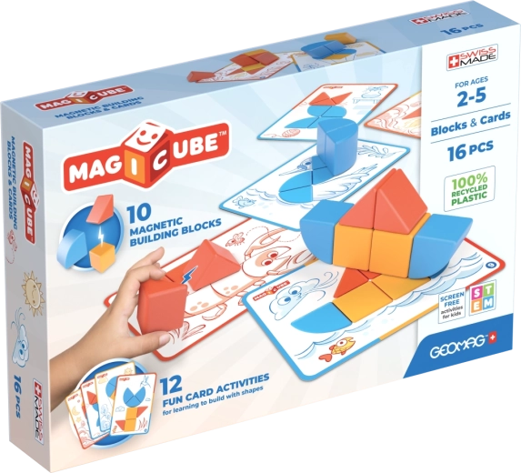 Geomag Magicube Magnetisch Speelgoed Blocks And Cards | 16 Onderdelen