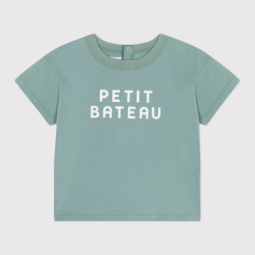 Petit Bateau T-Shirt Met Korte Mouwen Groen Paul