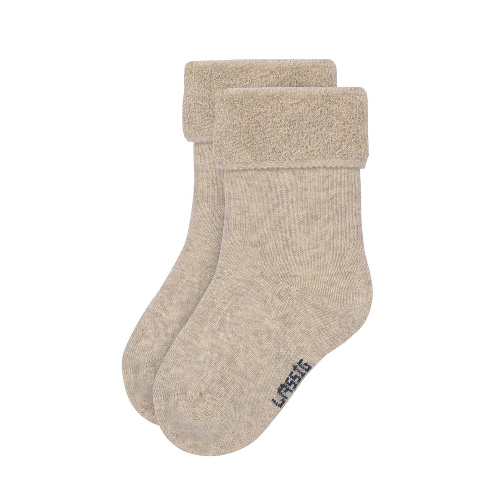 Lässig 3-pack Terry Sokken GOTS - Brown Beige