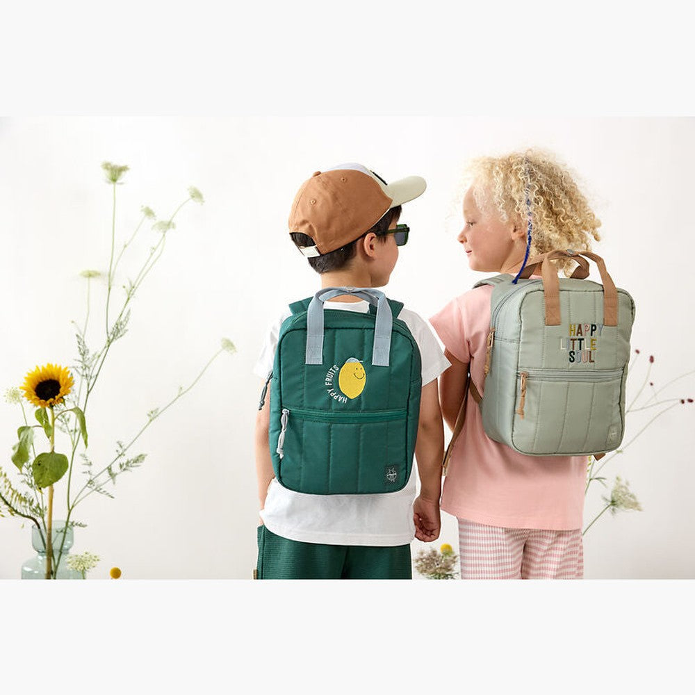 Lässig Rugzakje Mini Square Backpack Little Gang - Light Khaki