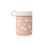 Liewood Kiani Bedrukte Food Jar / Bewaarpot / Thermos Voedselcontainer - Sweethearts / Pale Tuscany
