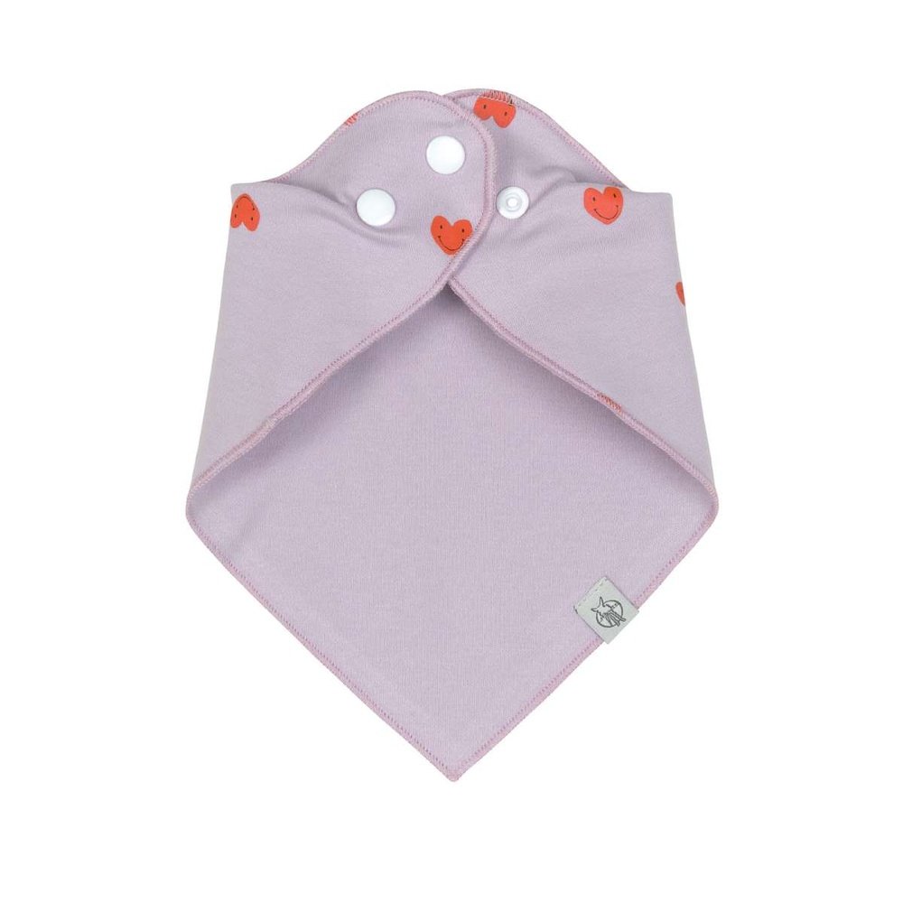 Baby Driehoek Sjaal/Bandanaslabbetje 2 St. - Happy Rascals Heart