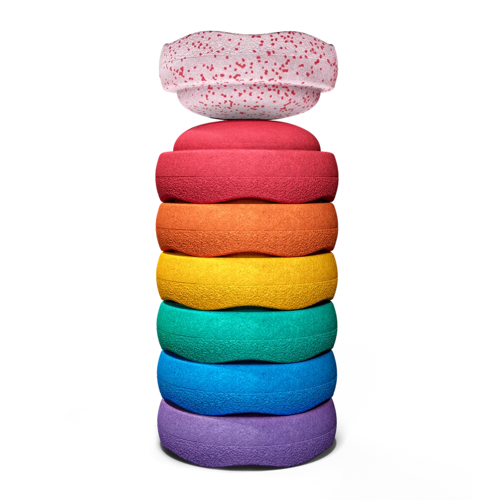 Stapelstein Original Special MINI Rainbow Classic Blush - Limited Edition