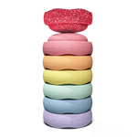 Stapelstein Original Special MINI Rainbow Pastel Blush - Limited Edition